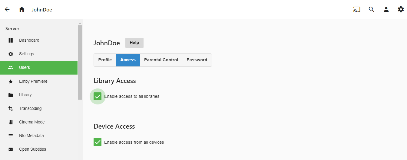 Access